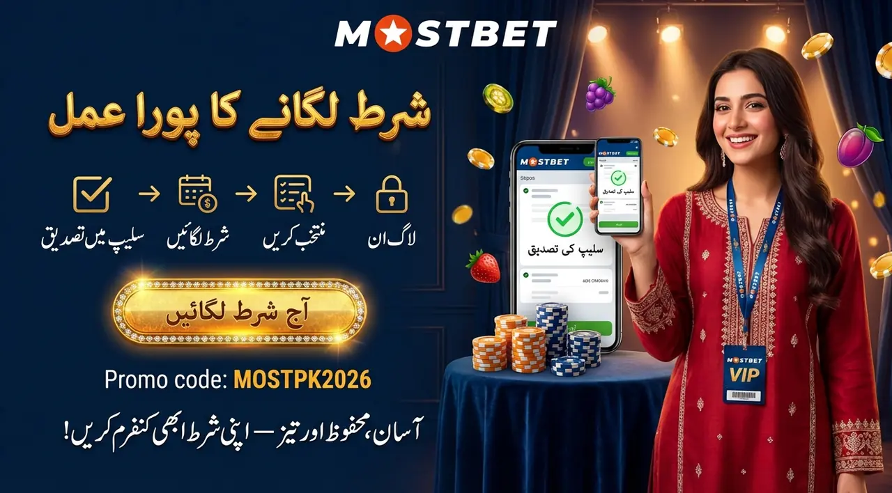 Mostbet ویب سائٹ پر شرط کے اقدامات
