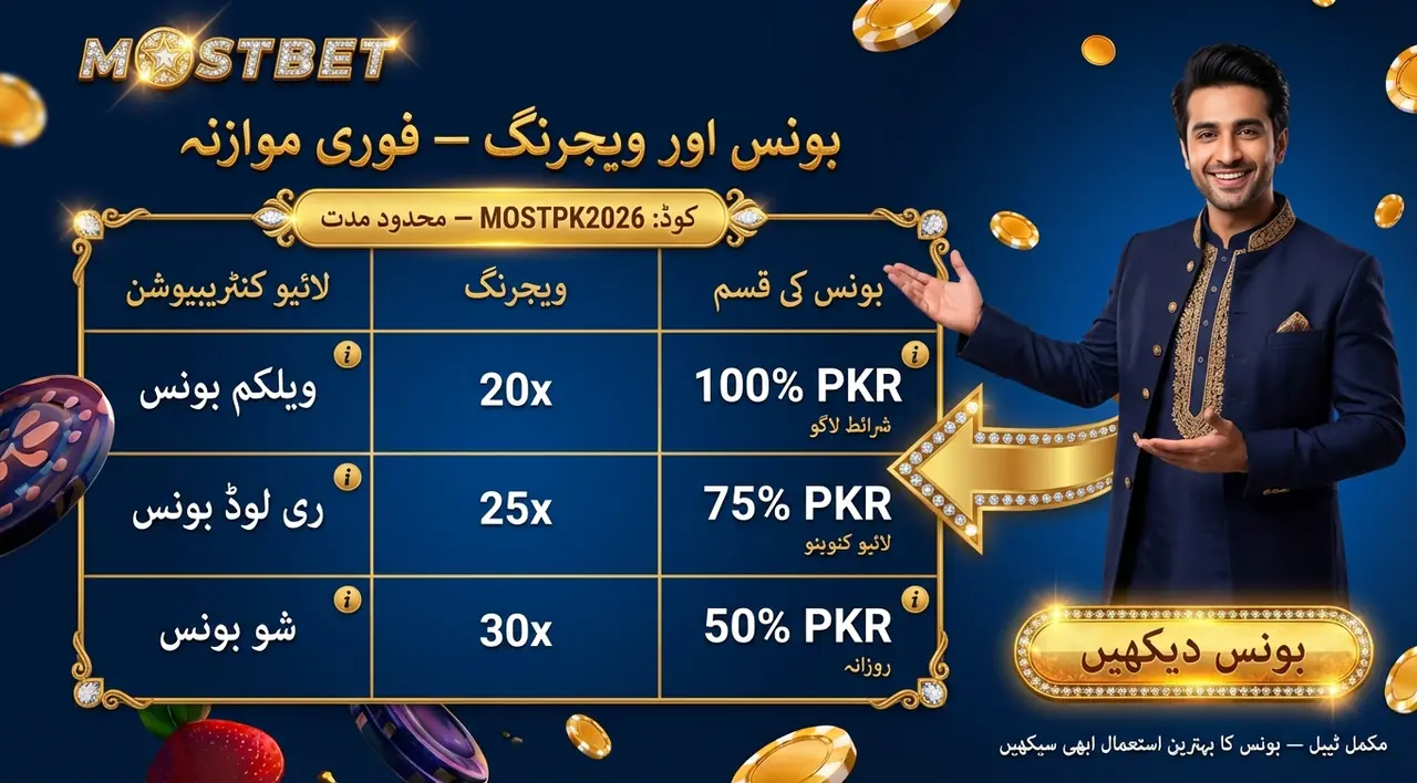 لائیو کیسینو بونس اور ویجرنگ کی شرائط
