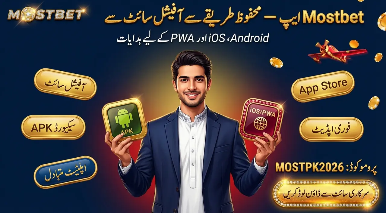 Mostbet موبائل ایپ انسٹال کریں — Mostbet موبائل ایپ