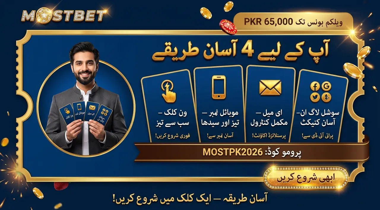 Mostbet رجسٹریشن: مکمل طریقے اور ہدایات