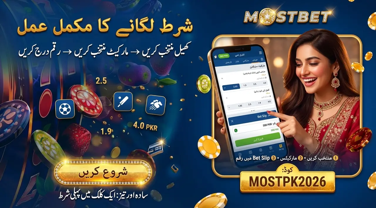 Mostbet پر شرط لگانے کا مکمل عمل